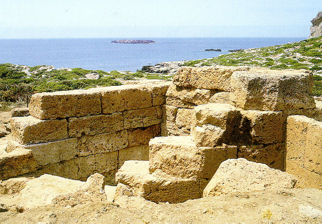 PHALASARNA - Hellenistic harbour with defensive towers, today located on the coast.