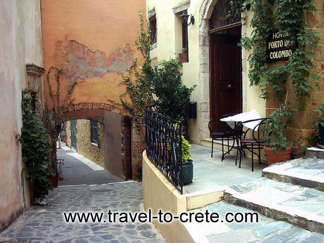 HANIA TOWN - A crossroad with an arch in Hania old town