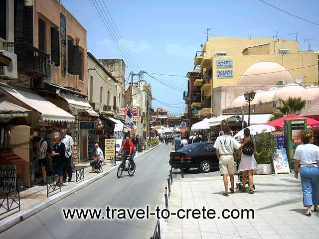 CHANIA TOWN - Chania old town, on the way to the port.