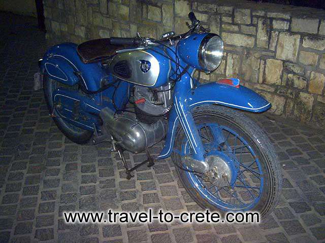 CHANIA TOWN - A motorcycle we liked in Chania