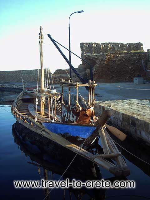 CHANIA TOWN - Aigialida is an authentic reconstruction of the minoan ship.<br> This is how Cretans built their civilization 3500 years ago.