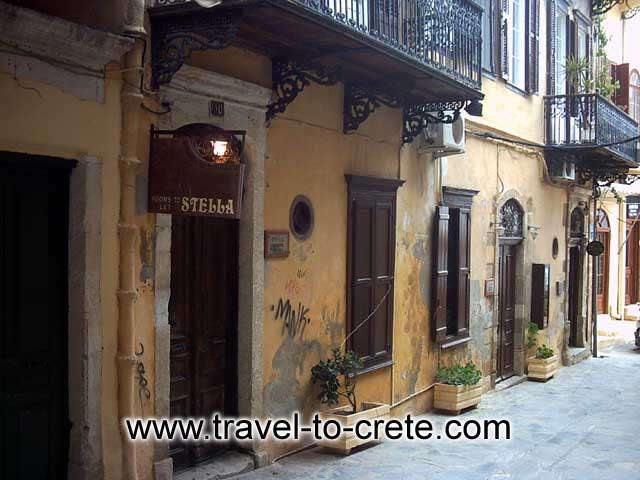 CHANIA TOWN - Typical building in Chania old town