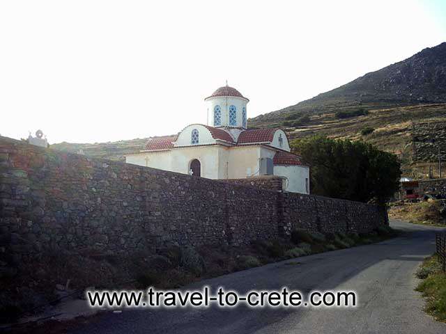 ELAFONISSOS - A church on the way to Elafonissos