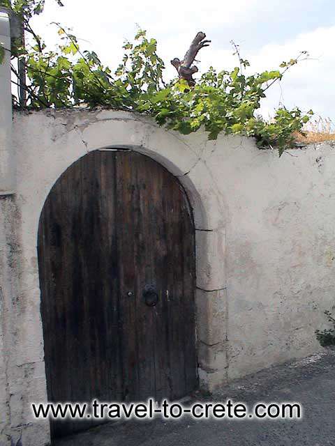 MYRTIA - A house door in Myrtia