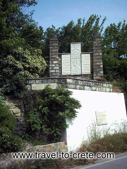 PALEOHORA - A monument on the way to Paleohora