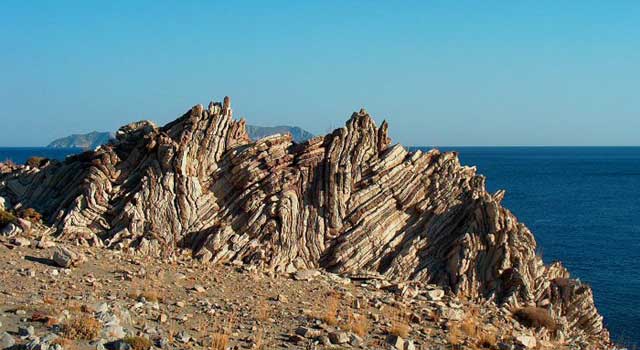 Power of the Earth - This rock (about 3 meters tall) stands as a reminder of the immense forces that shaped the landscape of southern Crete. 
