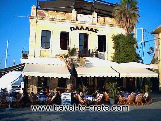 Chania port - The traditional building of Pallas