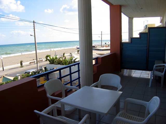 The apartments balcony of Olympic II Hotel - Holiday apartments CLICK TO ENLARGE