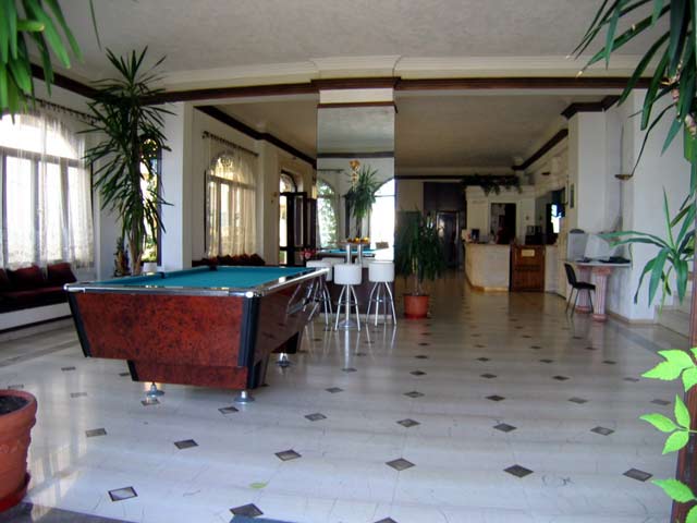 The Reception Hall of Flisvos Hotel