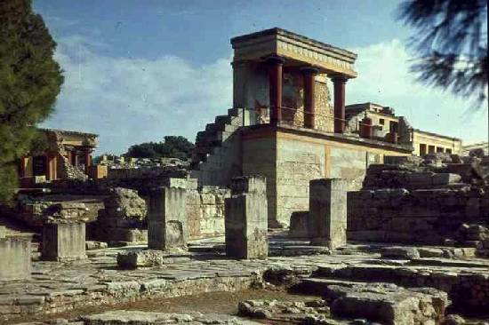 Knossos Palace on Heraklion - Crete CLICK TO ENLARGE