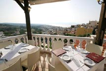 The outside view of Old Village Restaurant in Ano Platanias - Hania - Crete