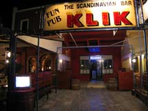 The Klik Disco Club -  The Scandinavian Bar  in old port of Hania - Crete