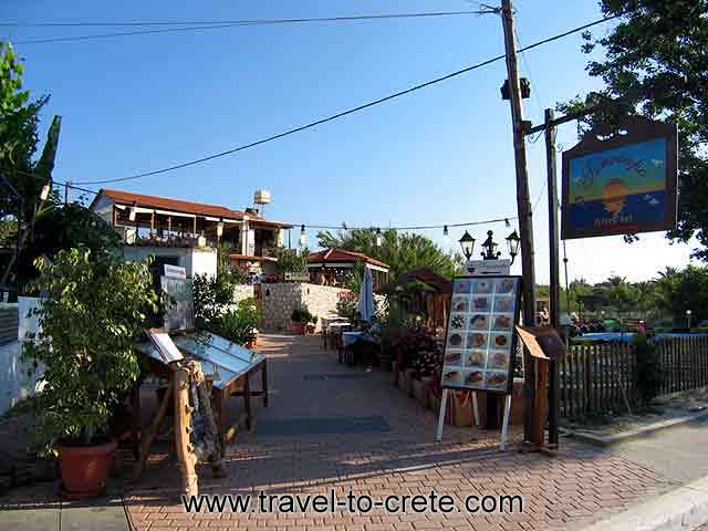 The entrance of Souroupo Restaurant