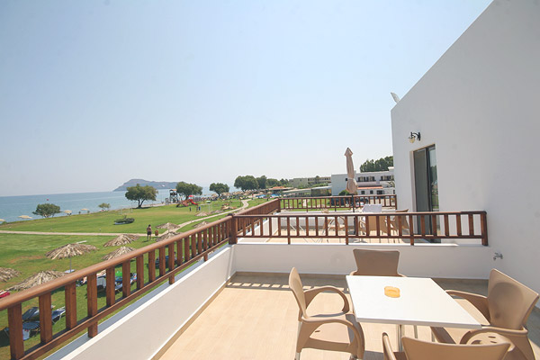 The view from the  room balcony of Geraniotis beach Hotel with excellent view CLICK TO ENLARGE