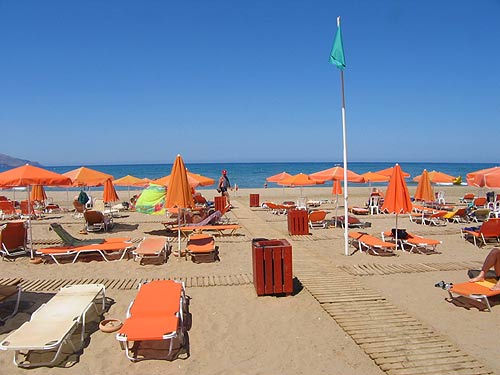 The Eliros beach, next to the Hotel is wonderfull sandy beach CLICK TO ENLARGE