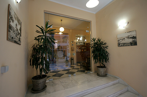 The Reception of Mirabello Hotel