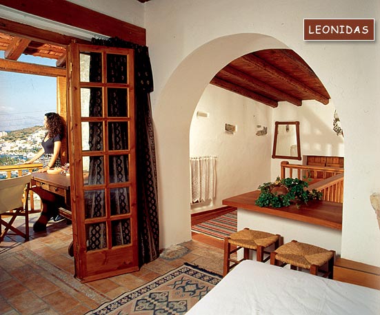 Inside view of Leonidas Villa  of the traditional Homes of Crete