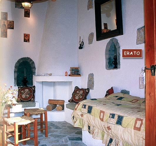 Inside view of Erato Villa of the traditional Homes of Crete CLICK TO ENLARGE