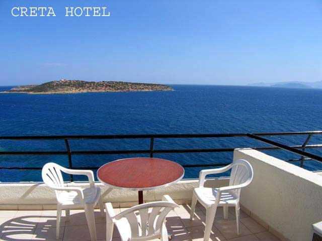 Wonderful view from the apartments balcony of Creta Hotel. Enjoy! CLICK TO ENLARGE