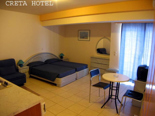 The apartment of Creta Hotel CLICK TO ENLARGE