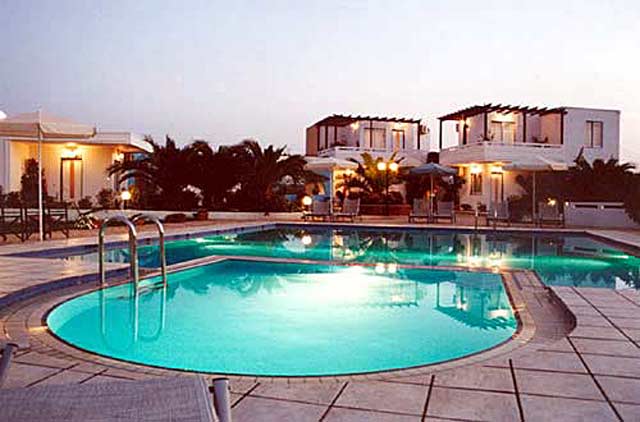 The swimming pool of Paradisio Hotel