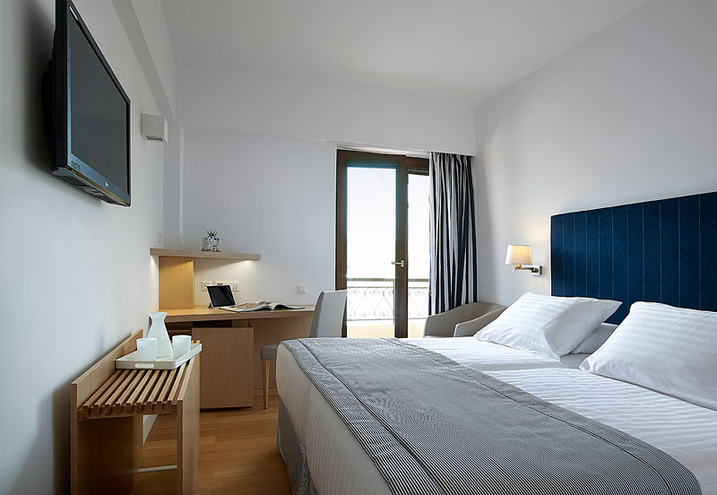 The Suite Sitting Room - Porto Veneziano Hotel - Old Venetian port - Hania - Crete CLICK TO ENLARGE