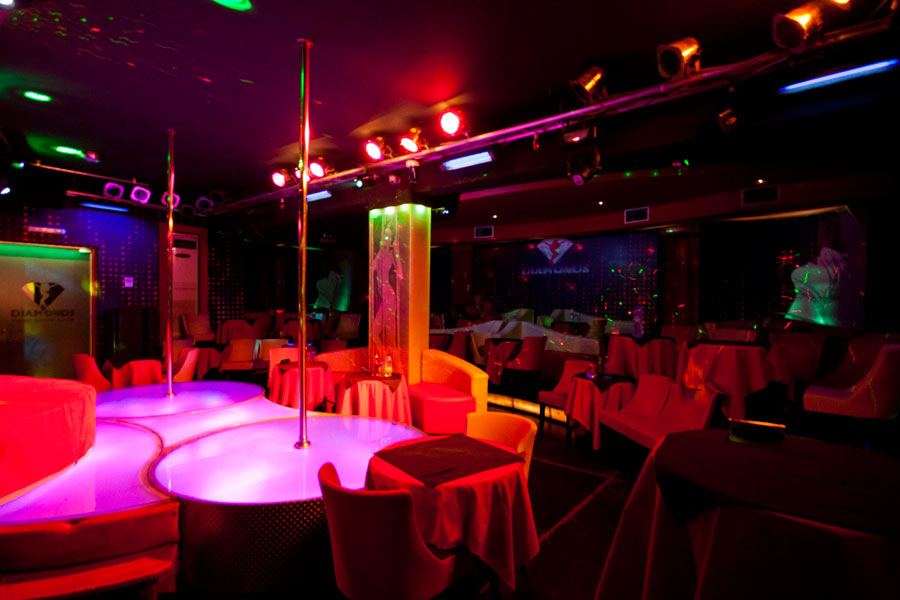 Diamonds Prive Show Club - The Club inside - Kato Stalos - Hania - Crete