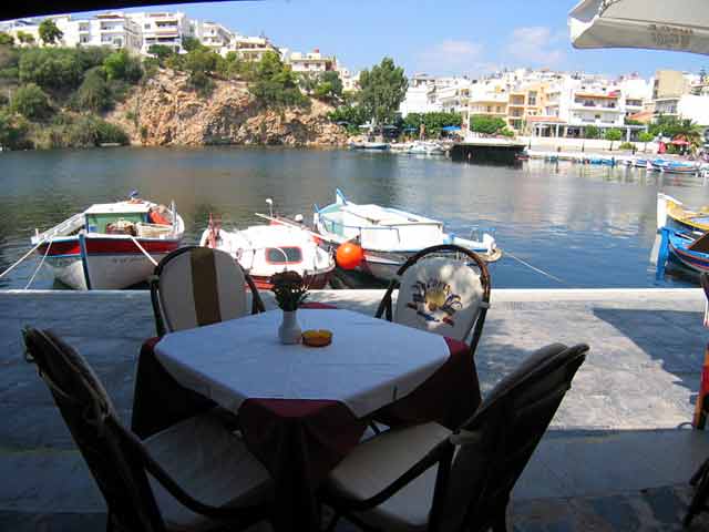 From Dionysos Restaurant you can enjoy the wonderful view