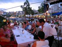 The Pacifae Restaurant at the lake of Agios Nikolaos - Crete