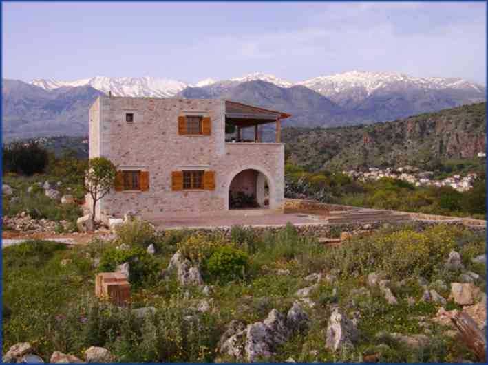 New stone home in Neo Chorio (New Village)