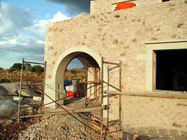 New stone home in Neo Chorio (New Village)