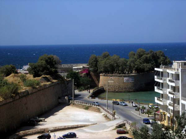 View of Chania port from the hotel CLICK TO ENLARGE
