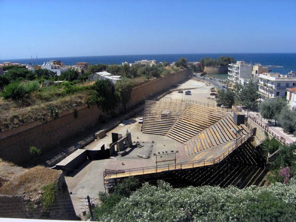 An open theater next to the hotel