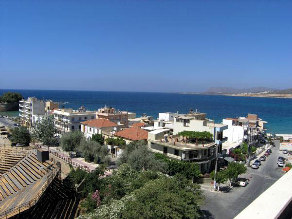 Sea view from a balcony CLICK TO ENLARGE