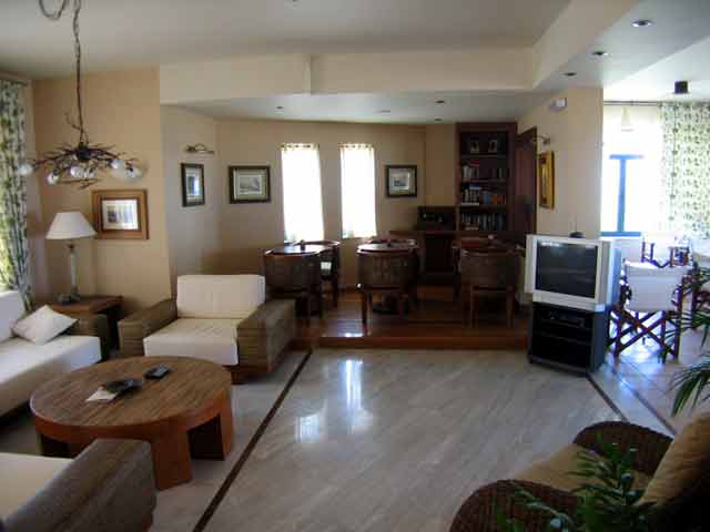 The living room of Silver Beach Hotel