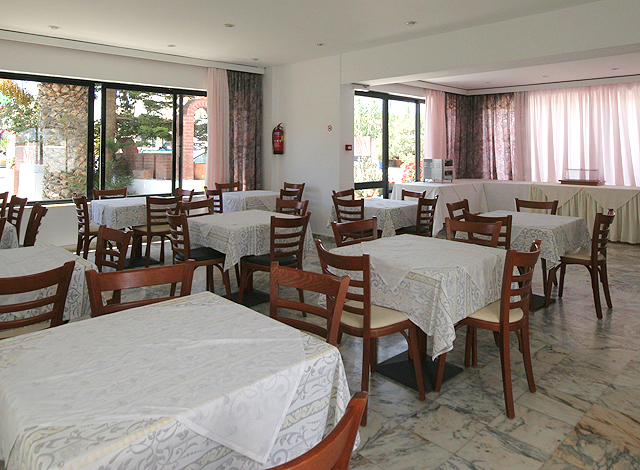 From the balcony of Marina sands beach hotel you can enjoy the wonderful view towards the beach of Agia Marina and the litle island Theodorou