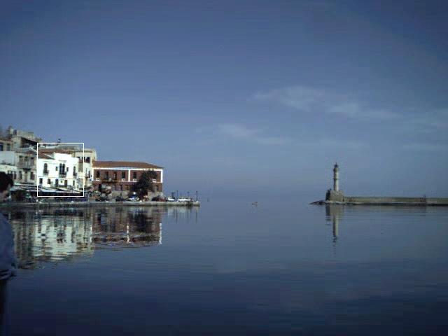 The view of the balcony - Casa Leone Hotel - Old Venetian graphic port - Hania - Crete