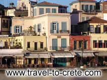 Outside view of Amphora Hotel - Old Venetic graphic port - Hania - Crete