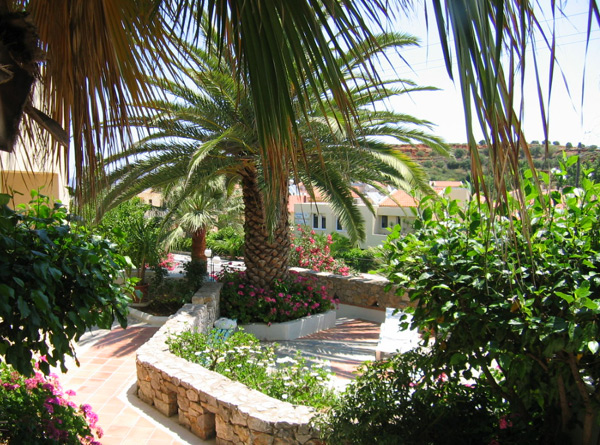 The entrance of Anais Suites Hotels - Hrissi akti - Crete CLICK TO ENLARGE