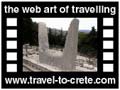 Travel to Crete Video Gallery  - KNOSSOS - The royal Minoan palace excavated by Sir Arthur Evans with the famous frescoes, the throne of king Minos...  -  A video with duration 1:10 and a size of 1.803